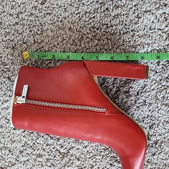 Jessica Simpson red Timea ankle boots-6M - Picture 10 of 11